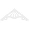 Ekena Millwork Pitch Marshall Architectural Grade PVC Gable Pediment, 72"W x 30"H x 1"P (10/12) GPP072X030X100MAR - alternate 2
